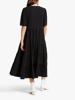 Thumbnail for your product : Mother of Pearl TencelTM Pintuck Tiered Dress, Black