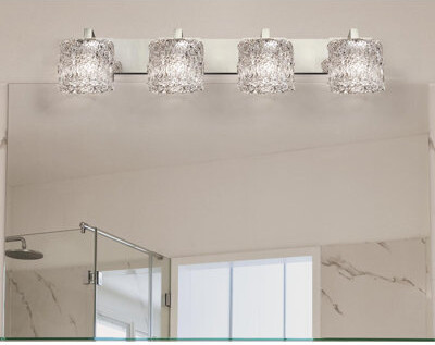 Willa Arlo Interiors Leroux 4-Light Dimmable Vanity Light