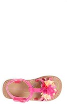 Thumbnail for your product : Laura Ashley Floral Sandal (Walker & Toddler)