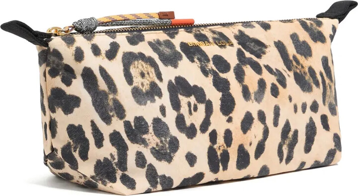 Bimba y Lola Leopard-Print Cosmetic Pouch