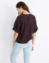 Thumbnail for your product : Madewell Boxy Tee Top in Plaid
