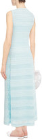 Thumbnail for your product : M Missoni Pointelle-knit Cotton-blend Maxi Dress