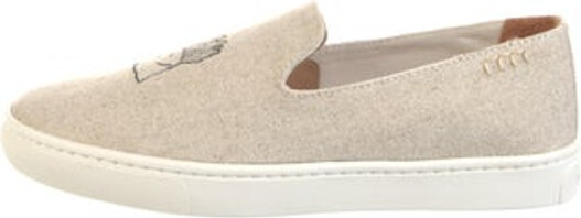Soludos Canvas Slip-On Sneakers Neutrals Round-Toes Lace-Up Closure at Uppers