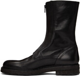 Thumbnail for your product : Ann Demeulemeester Black Front Zip Boots