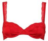 Thumbnail for your product : Lace & Silk Satin Balconette Bra