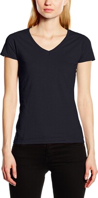 Fruit of the Loom Women's V-neck Valueweight T Shirt