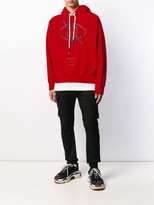 Thumbnail for your product : Palm Angels Graphic Logo Hoodie