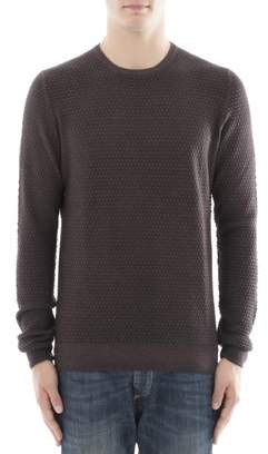 Gran Sasso Men's Brown Wool Sweater