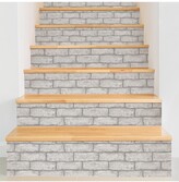 Thumbnail for your product : WallPops! Cambridge Brick Grey Peel & Stick Wallpaper