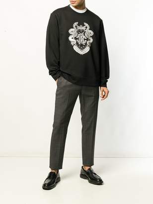 Roberto Cavalli Embroidered Sweatshirt