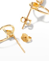 Thumbnail for your product : Poppy Finch Marquise Circle White Topaz Earrings, Citrine
