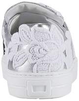 Thumbnail for your product : Roger Vivier Sneakers Metallic Sneaky Viv' Slip-on Sneaker With Guipure Pattern And Crystal Buckle