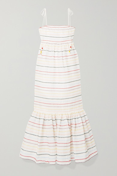zimmermann white midi dress