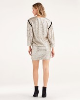 Thumbnail for your product : 7 For All Mankind Long Sleeve Sequin Dress