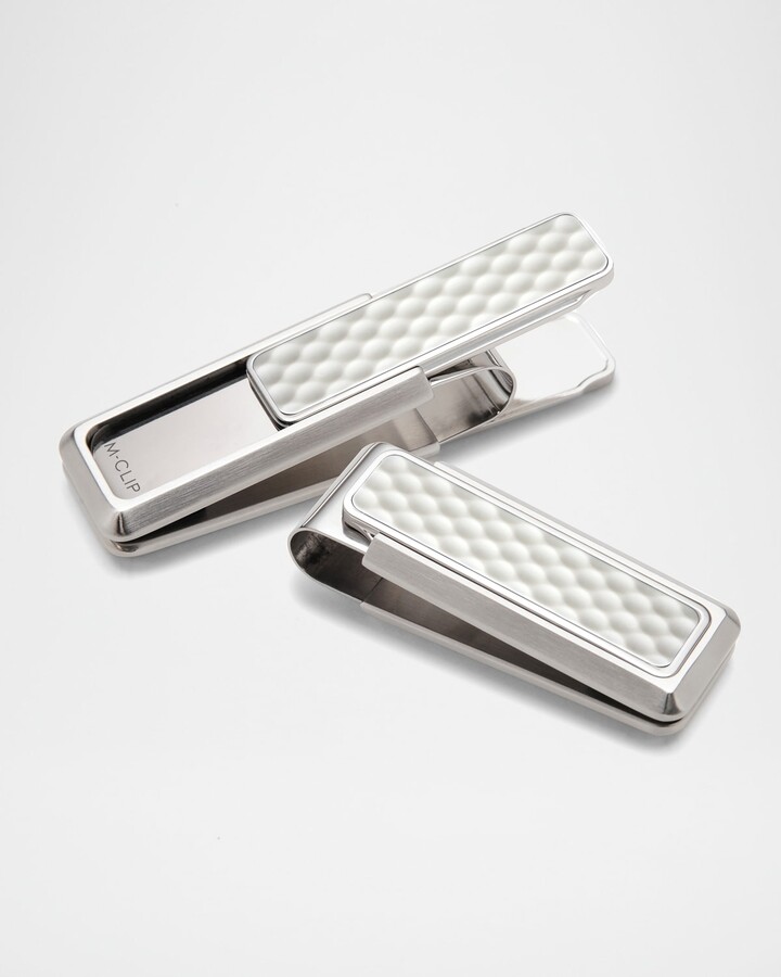 M-Clip Golfball Stainless Steel Money Clip