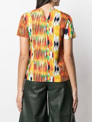 Céline Pre-Owned abstract print T-shirt