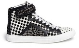 Thumbnail for your product : Nobrand Mix print calf hair sneakers
