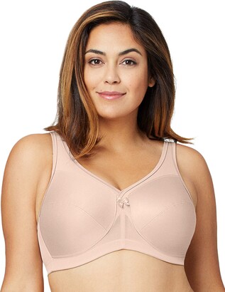Glamorise Womens MagicLift Active Support Wirefree #1005 Full Coverage Bra