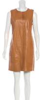 Thumbnail for your product : Vince Leather Mini Dress