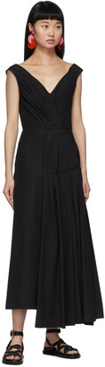 Marni Black Drape Dress