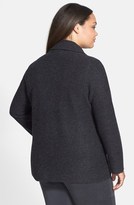 Thumbnail for your product : Eileen Fisher Felted Merino Coat (Plus Size)