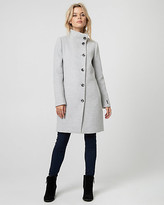 Thumbnail for your product : Le Château Wool Blend Funnel Neck Asymmetrical Coat