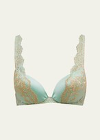 Thumbnail for your product : I.D. Sarrieri Lace-Trim Padded Push-Up Bra