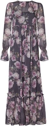 Ghost Camelia Printed Floral Maxi Dress