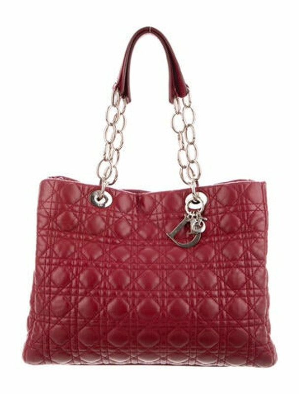 Christian Dior Soft Lady Shopper Tote Red - ShopStyle
