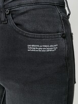Thumbnail for your product : Off-White Logo Print Skinny Jeans