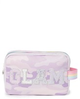 Thumbnail for your product : Omg Glam Glitter Applique Camo Travel Pouch