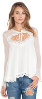 Thumbnail for your product : Free People Black Magic Cutout Blouse