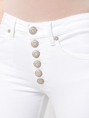 Dondup Cropped Button-Detail Jeans
