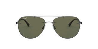 Ray-Ban RB8059 Round Titanium Sunglasses