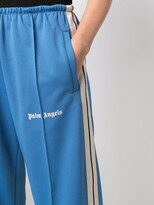Thumbnail for your product : Palm Angels Cropped Side-Stripe Sweatpants