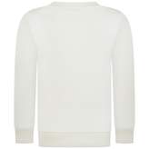 Thumbnail for your product : Moschino MoschinoGirls Ivory Hearts Print Sweater