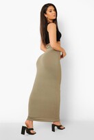 Thumbnail for your product : boohoo V Waist Jersey Maxi Skirt