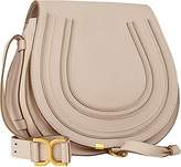 Thumbnail for your product : Chloé Women's Marcie Leather Crossbody Saddle Bag - White