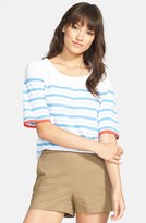 Thumbnail for your product : Ace Delivery Chambray Cuff Stripe Tee