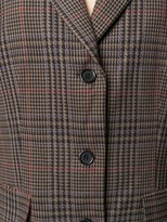 Thumbnail for your product : In The Mood For Love Plaid Single-Breasted Blazer