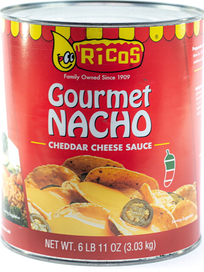 Ricos® Gourmet Nacho Cheese Sauce, 107 oz Can, Shelf-Stable