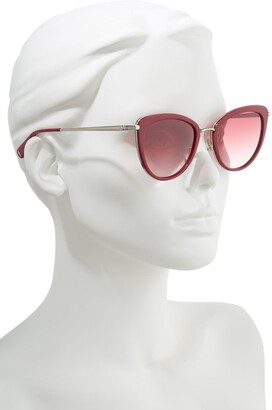 Longchamp Roseau 54mm Cat Eye Sunglasses