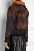 Thumbnail for your product : Missoni Hooded wool-blend jacket