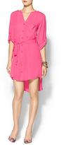 Thumbnail for your product : Collective Concepts Tab Sleeve Wrap Dress