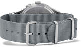 Thumbnail for your product : Techne Watches Merlin 296 Stainless Steel And Webbing Watch