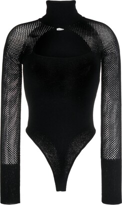 SPANX Shaping mesh-panel Bodysuit - Farfetch