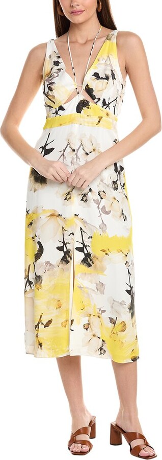 Reiss Kasia Floral Print Dress ShopStyle