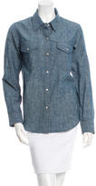 Thumbnail for your product : Etoile Isabel Marant Long Sleeve Button-Up Top