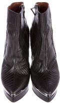 Thumbnail for your product : Lanvin Lizard Ankle Boots