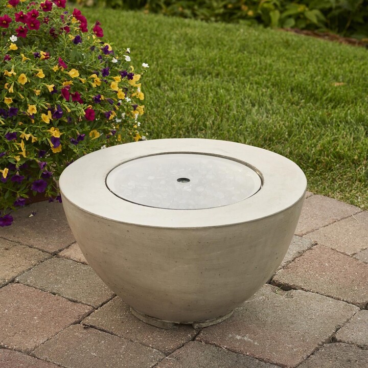 The Outdoor GreatRoom Company 12" Round Tempered Glass Fire Pit Burner Cover